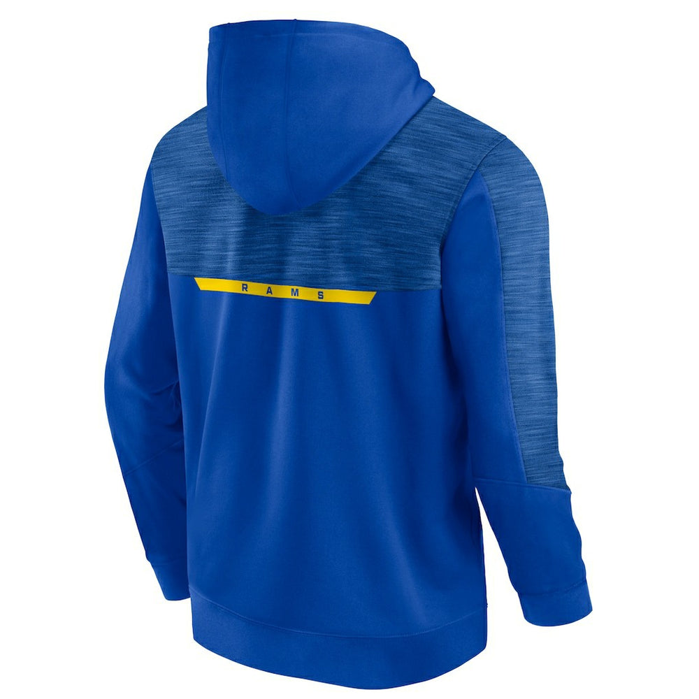 Los Angeles Rams Defender Evo Pullover Hoodie - Royal - Fanatics