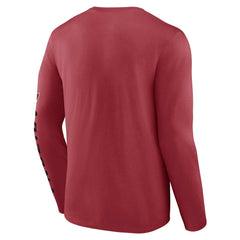 Arizona Cardinals Helmet Platform Long Sleeve T-Shirt - Cardinal - Fanatics
