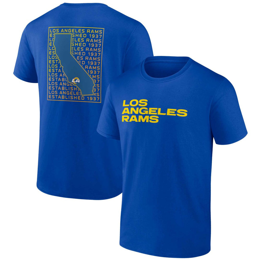 Los Angeles Rams Home Field Advantage T-Shirt - Royal - Fanatics