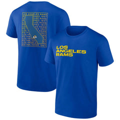 Los Angeles Rams Home Field Advantage T-Shirt - Royal - Fanatics