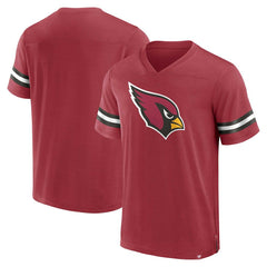 Arizona Cardinals Jersey Tackle V-Neck T-Shirt - Cardinal - Fanatics