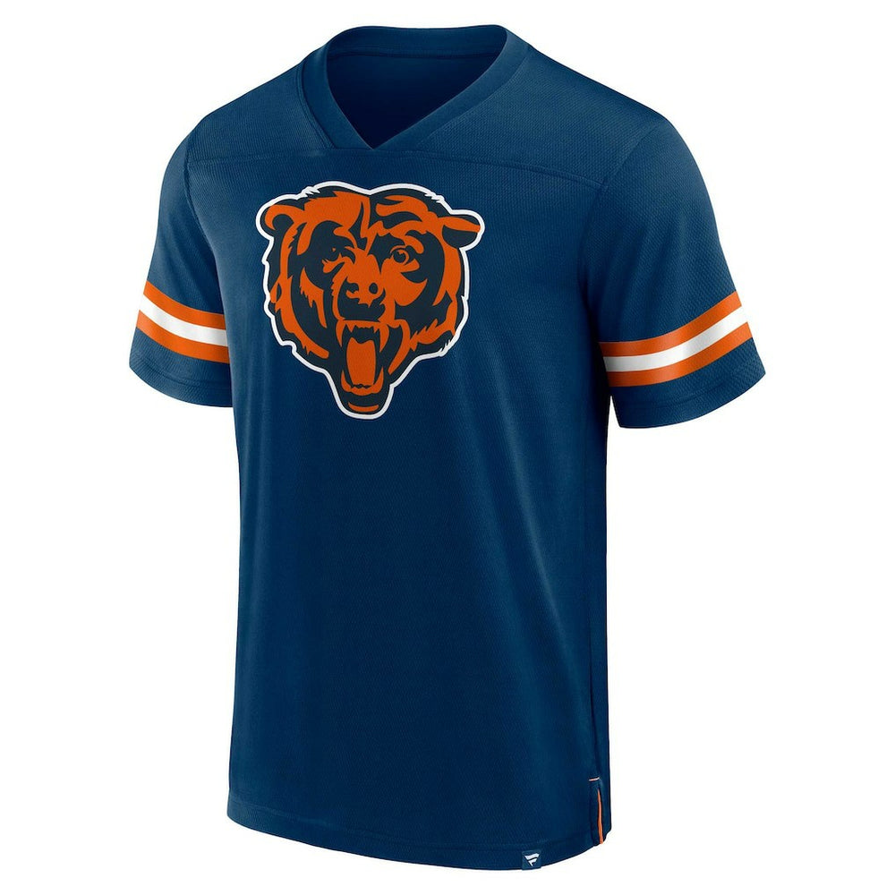 Chicago Bears Jersey Tackle V-Neck T-Shirt - Navy - Fanatics