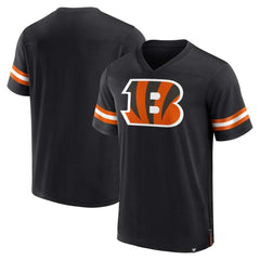 Cincinnati Bengals Jersey Tackle V-Neck T-Shirt - Black - Fanatics