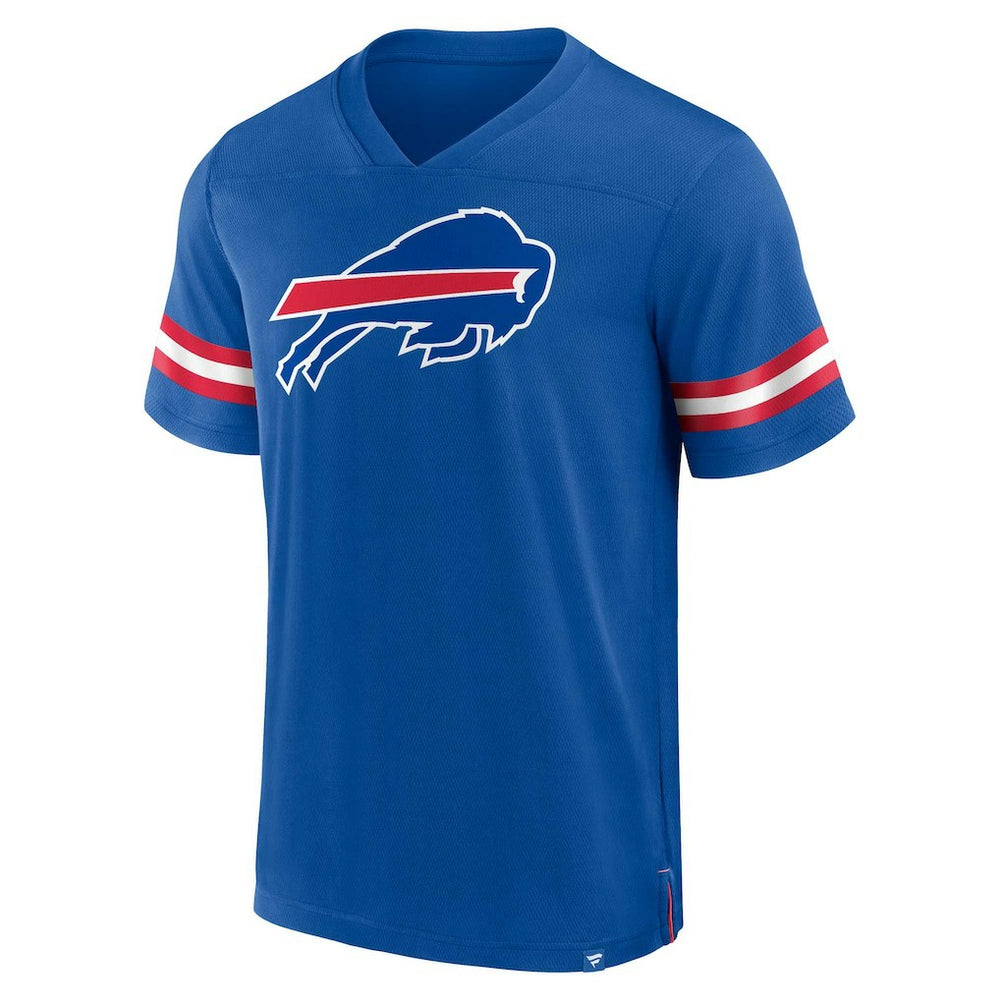 Buffalo Bills Jersey Tackle V-Neck T-Shirt - Royal - Fanatics