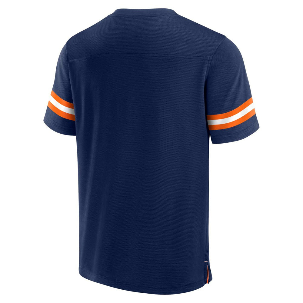 Denver Broncos Jersey Tackle V-Neck T-Shirt - Navy - Fanatics