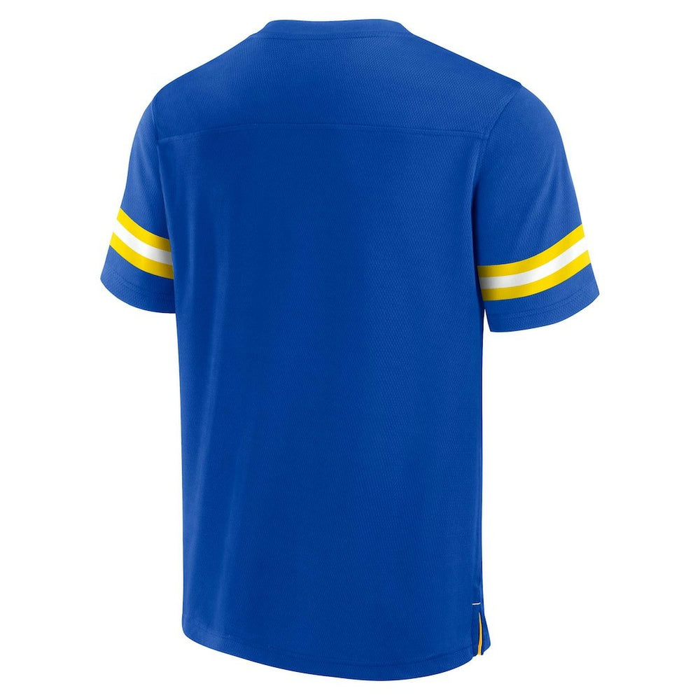 Los Angeles Rams Jersey Tackle V-Neck T-Shirt - Royal - Fanatics