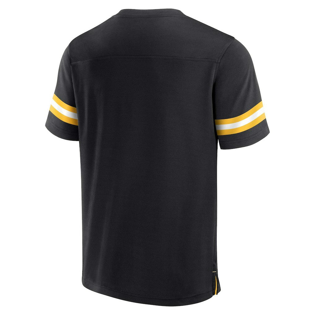 Pittsburgh Steelers Jersey Tackle V-Neck T-Shirt - Black - Fanatics