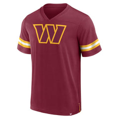 Washington Commanders Jersey Tackle V-Neck T-Shirt - Burgundy - Fanatics