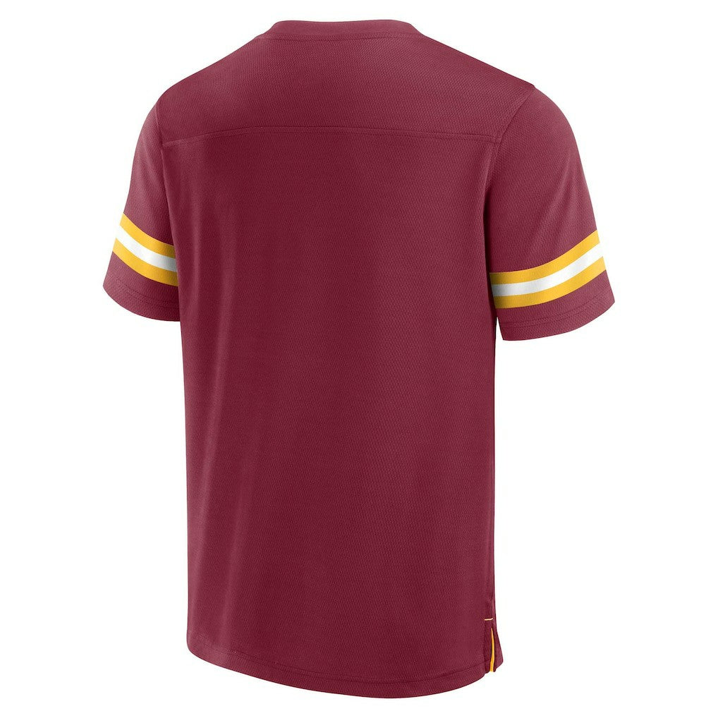 Washington Commanders Jersey Tackle V-Neck T-Shirt - Burgundy - Fanatics