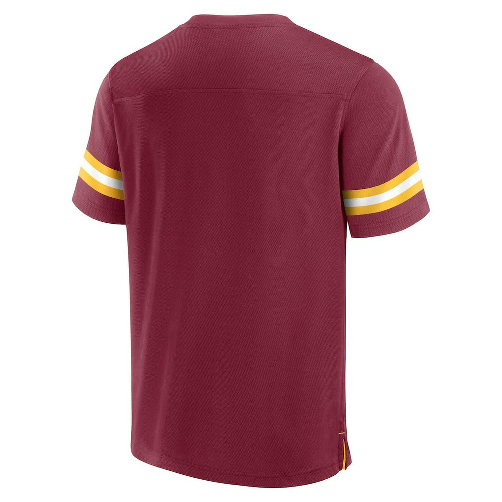 Washington Commanders Jersey Tackle V-Neck T-Shirt - Burgundy - Fanatics