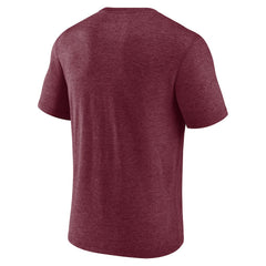 Arizona Cardinals Retro Tri-Blend T-Shirt - Heather Cardinal - Fanatics