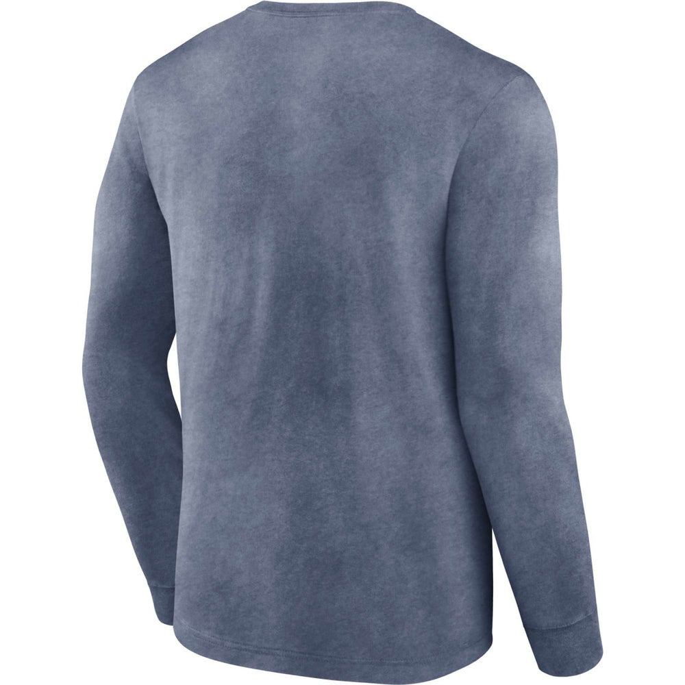 Tennessee Titans Washed Primary Long Sleeve T-Shirt - Heather Navy - Fanatics