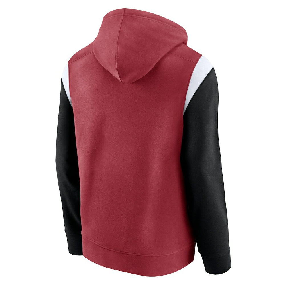 Arizona Cardinals Trench Battle Pullover Hoodie - Cardinal - Fanatics