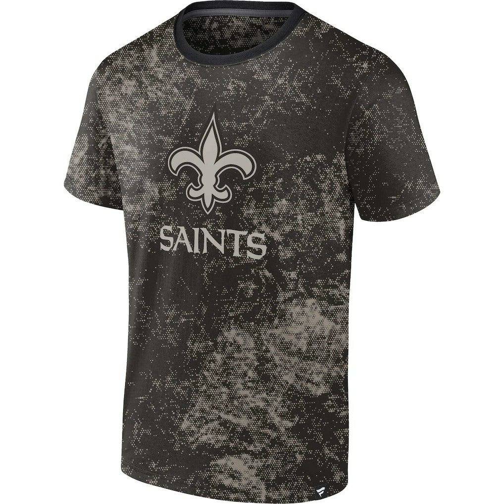 New Orleans Saints Shadow T-Shirt - Black - Fanatics