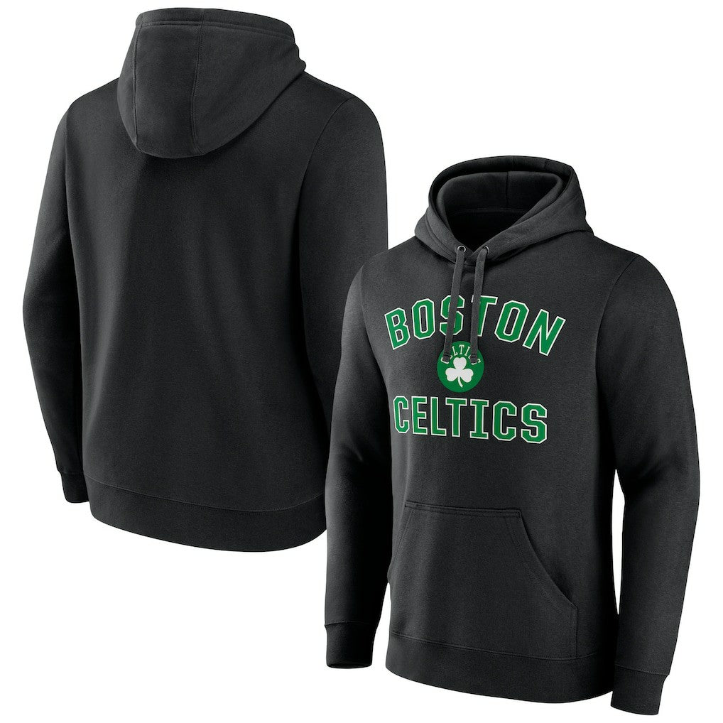 Black Victory Arch Pullover Hoodie Black