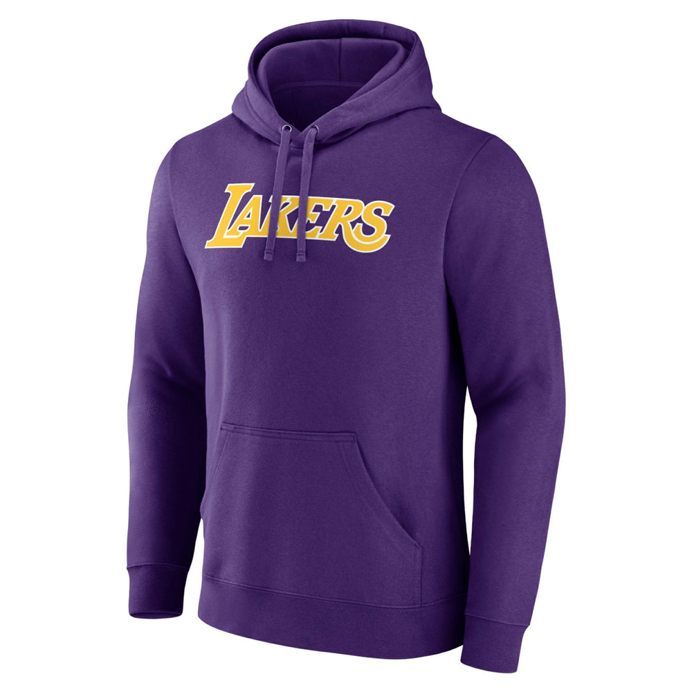 Los Angeles Lakers Wordmark Alternate Pullover Hoodie Purple