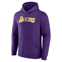 Los Angeles Lakers Wordmark Alternate Pullover Hoodie Purple