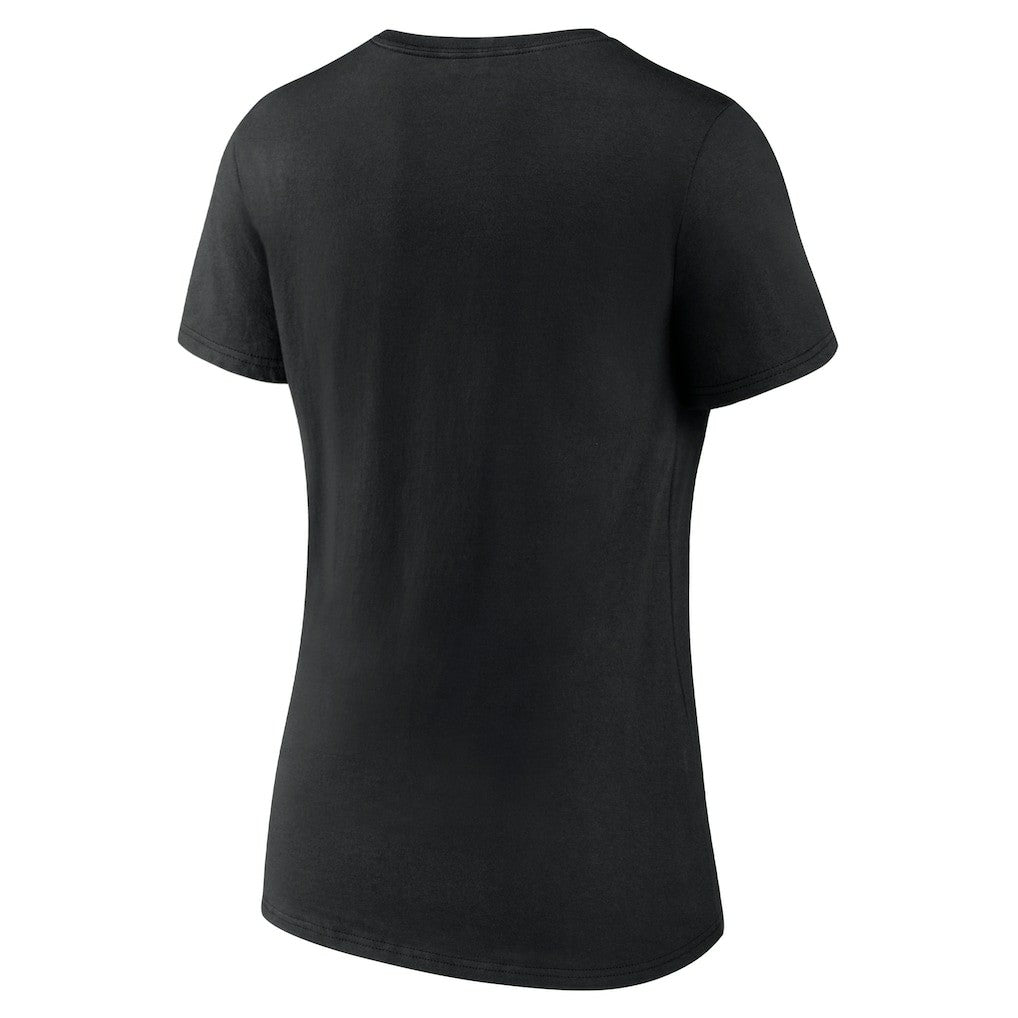 Boston Celtics Women's Wordmark V-Neck T-Shirt Black