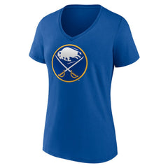 Buffalo Sabres Women's Team Logo V-Neck T-Shirt - Royal | NHL on sale