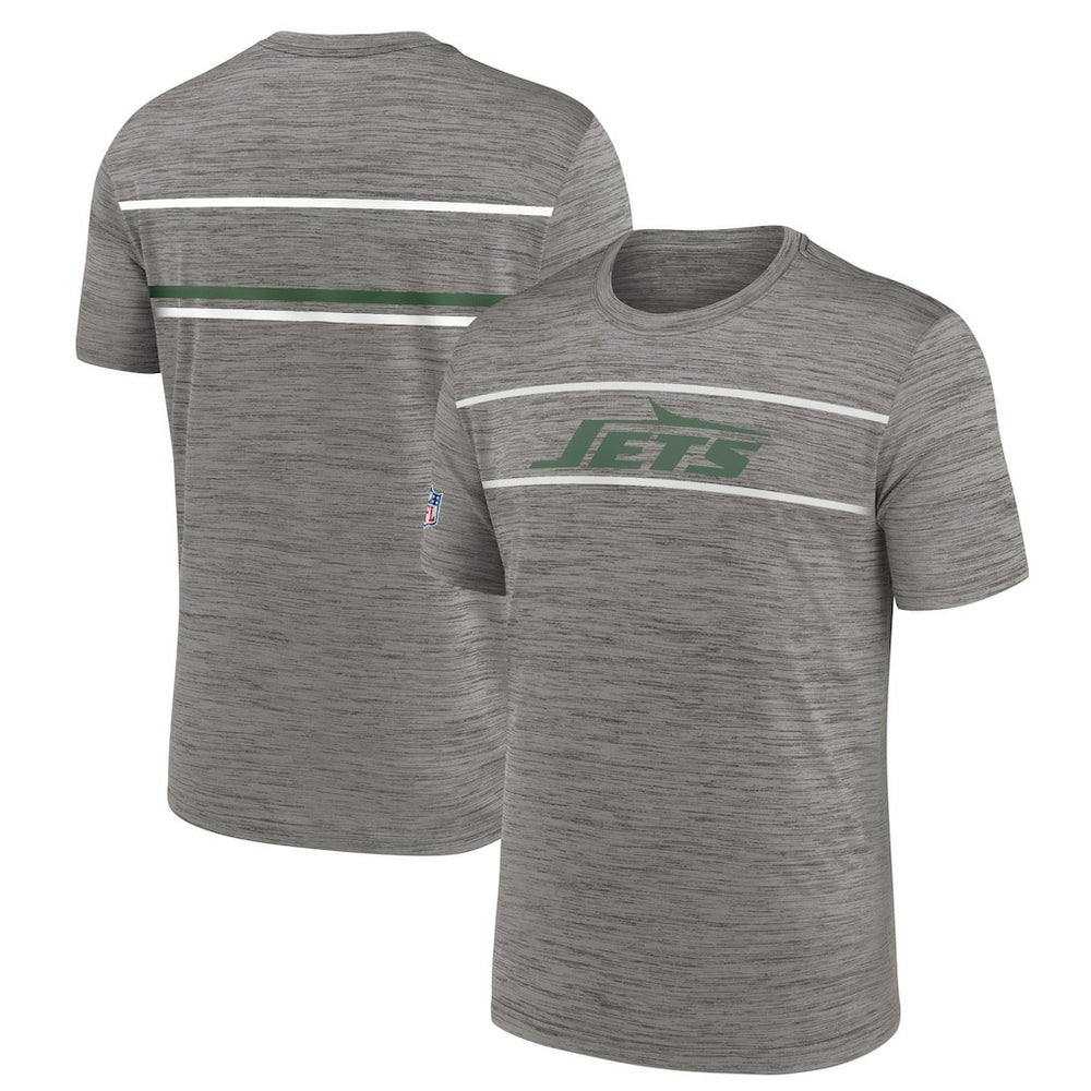 New York Jets Legacy Sideline Performance T-Shirt - Heather Charcoal - Nike