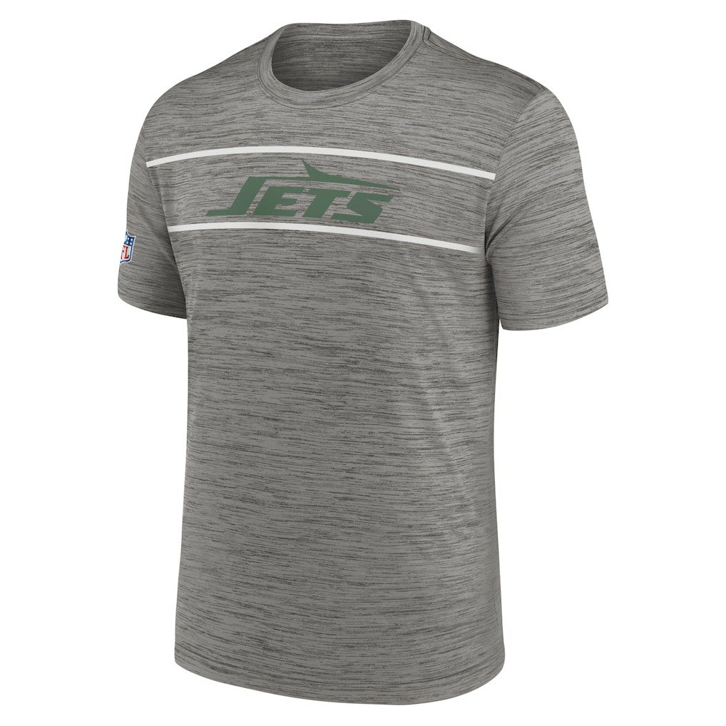 New York Jets Legacy Sideline Performance T-Shirt - Heather Charcoal - Nike