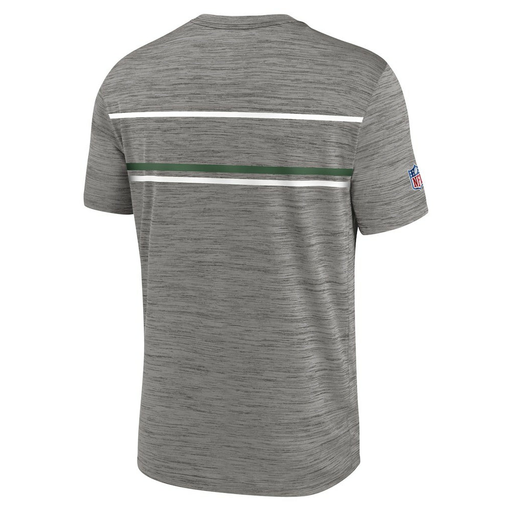 New York Jets Legacy Sideline Performance T-Shirt - Heather Charcoal - Nike
