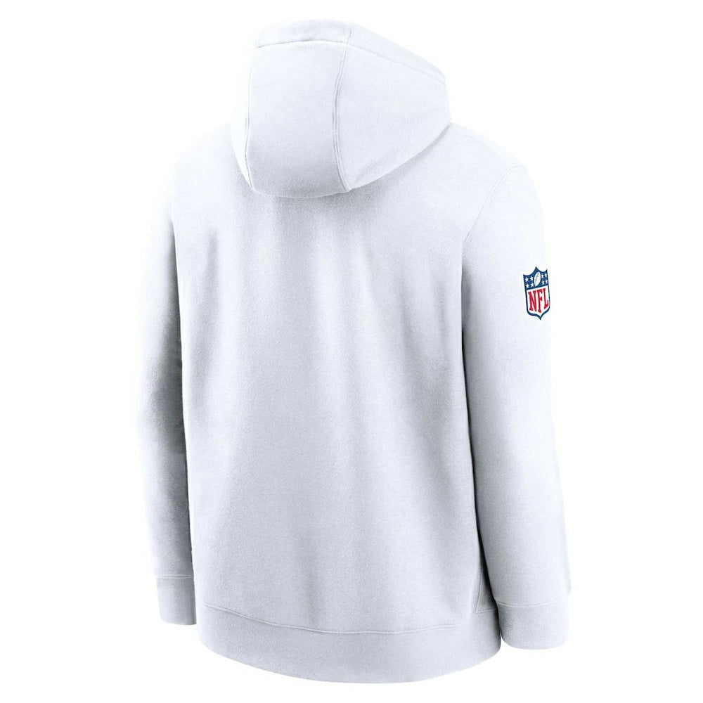Cleveland Browns 2023 Sideline Club Alternate Tri-Blend Pullover Hoodie - White - Nike