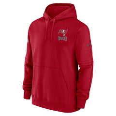 Tampa Bay Buccaneers Sideline Club Fleece Pullover Hoodie - Red - Nike