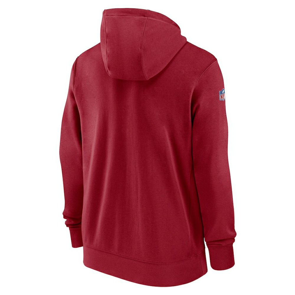 Arizona Cardinals 2023/24 Sideline Club Full-Zip Hoodie - Red - Nike