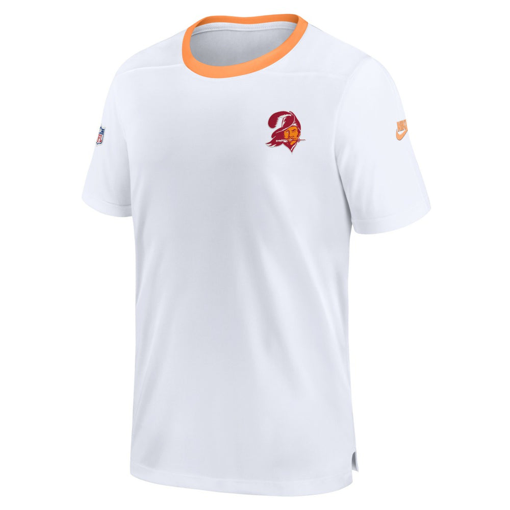 Tampa Bay Buccaneers Throwback Coach Performance T-Shirt - White - Nike