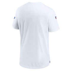 Tennessee Titans Oilers Throwback Sideline Coach Alternate Performance T-Shirt - White - Nike