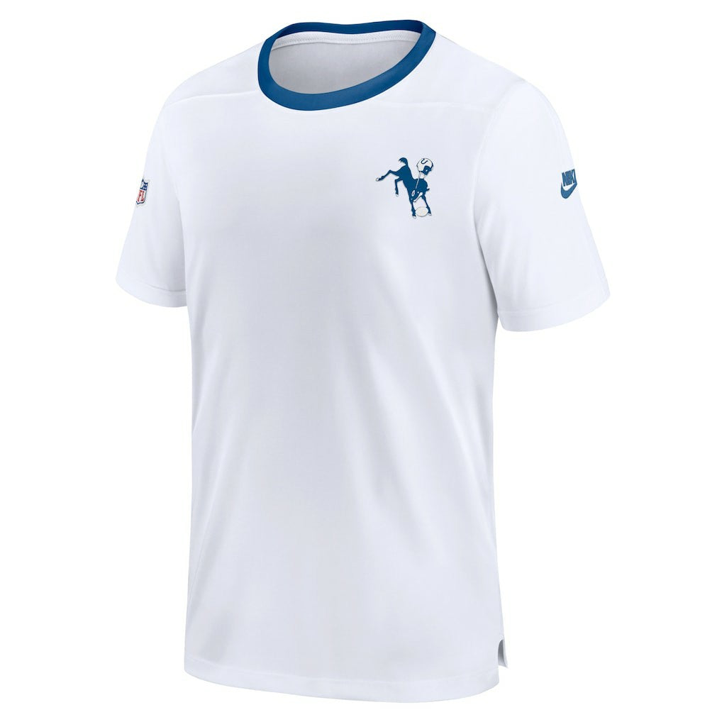 Indianapolis Colts Indiana Nights Alternate Coach Performance T-Shirt - White - Nike