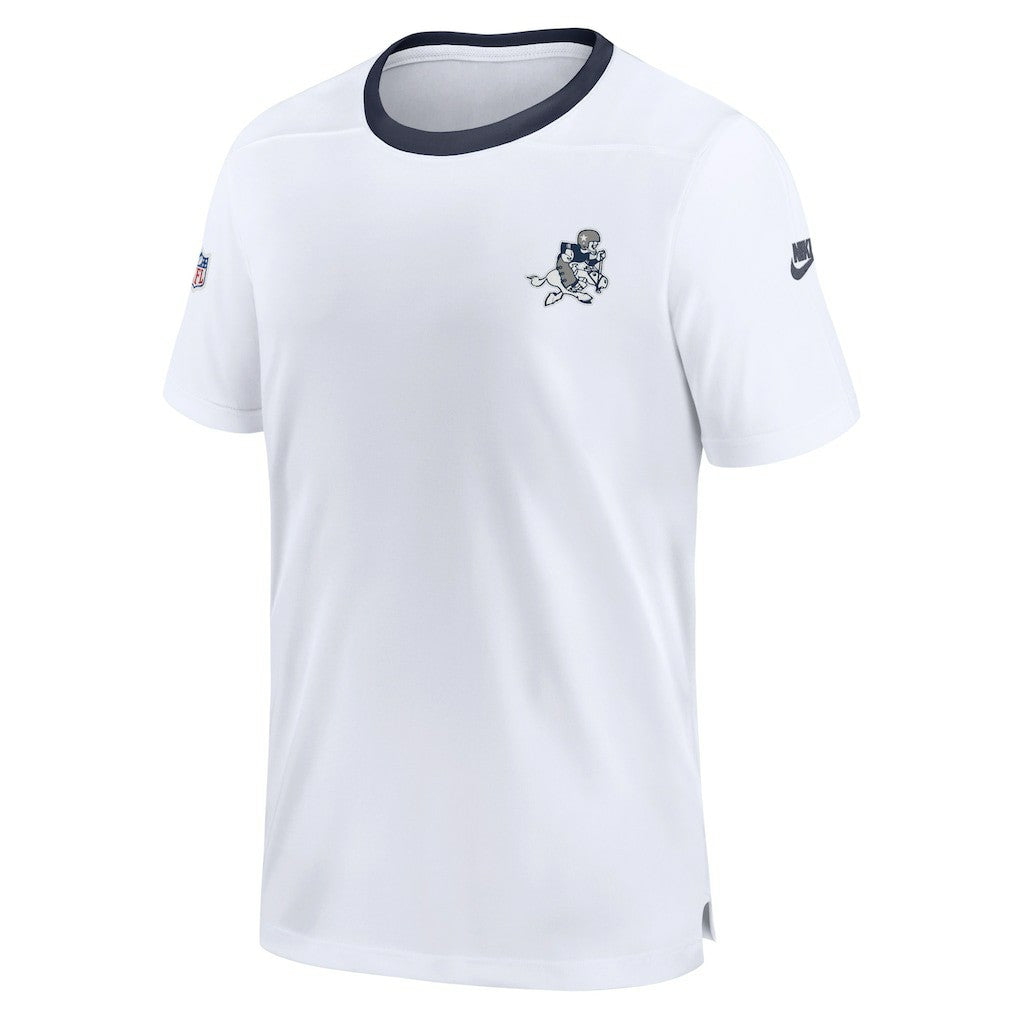 Dallas Cowboys Men's Sideline Coaches Alternate Performance T-Shirt - White - Nike