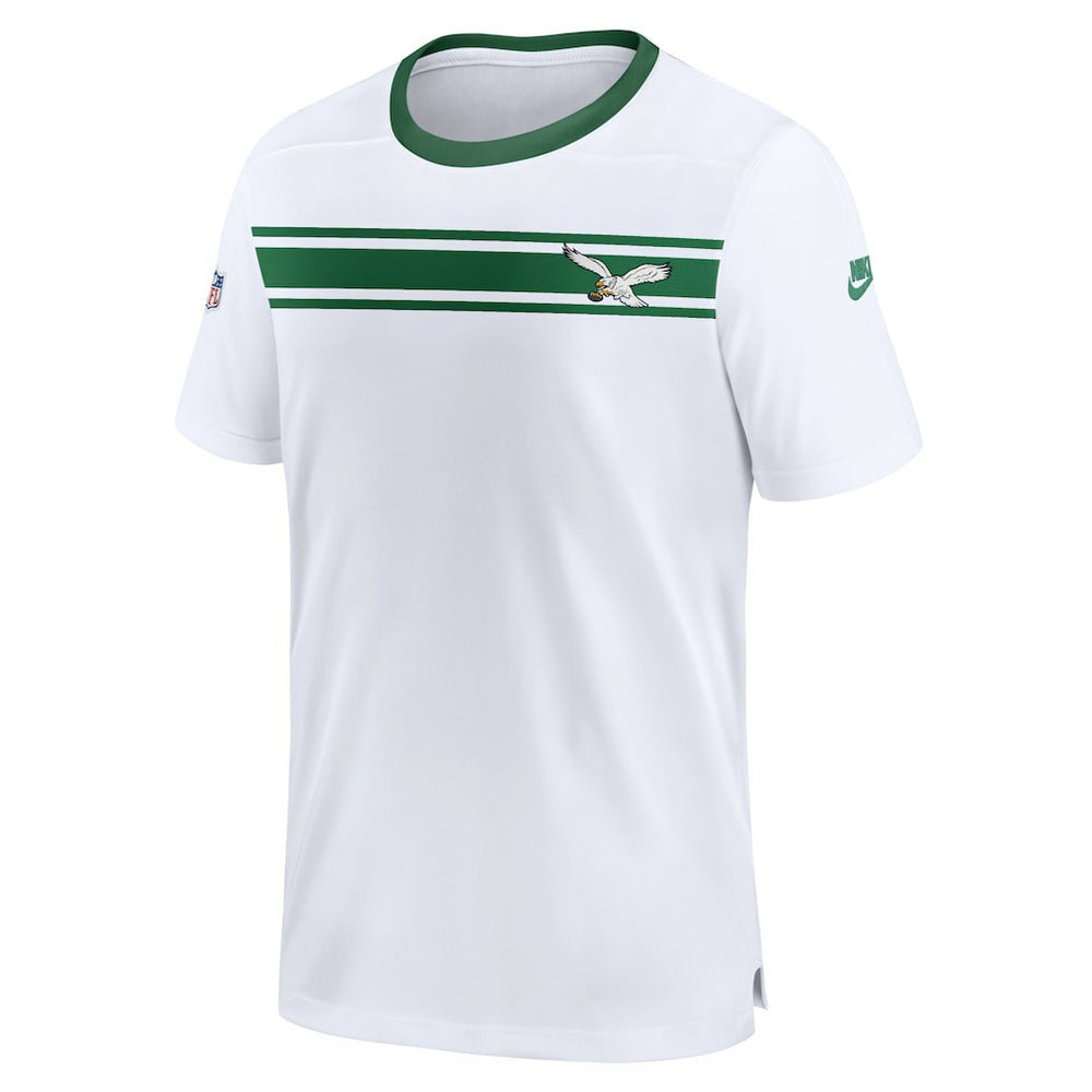 Philadelphia Eagles Men's Sideline Coaches Alternate Performance T-Shirt - White - Nike