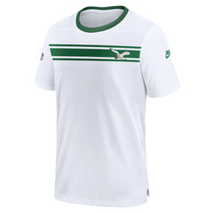 Philadelphia Eagles Men's Sideline Coaches Alternate Performance T-Shirt - White - Nike