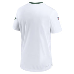 Green Bay Packers Men's Sideline Coaches Alternate Performance T-Shirt - White - Nike
