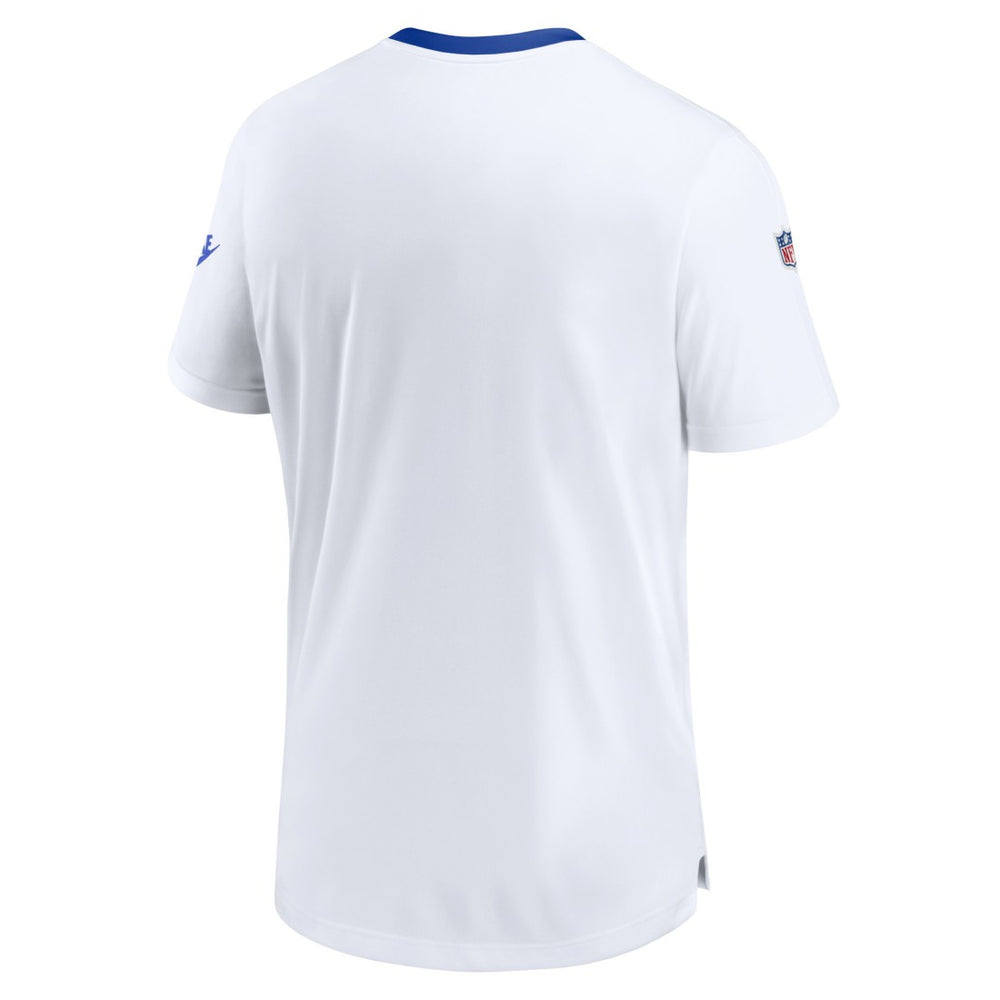 Seattle Seahawks Throwback Sideline Coaches Performance T-Shirt - White - Nike