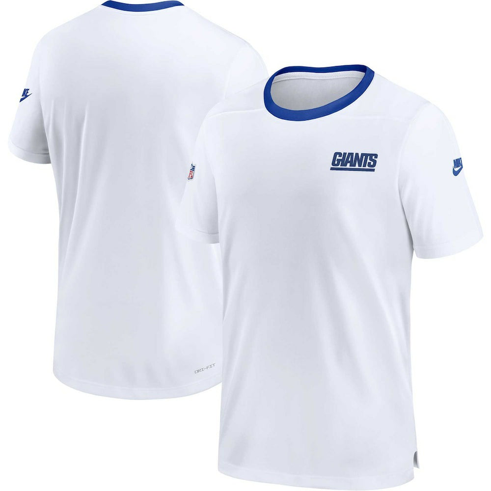 New York Giants Men's Sideline Coaches Alternate Performance T-Shirt - White - Nike