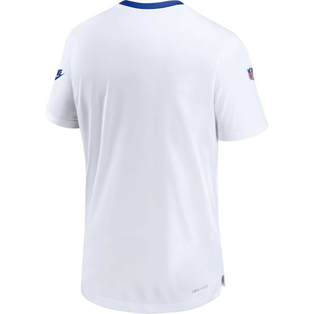 New York Giants Men's Sideline Coaches Alternate Performance T-Shirt - White - Nike