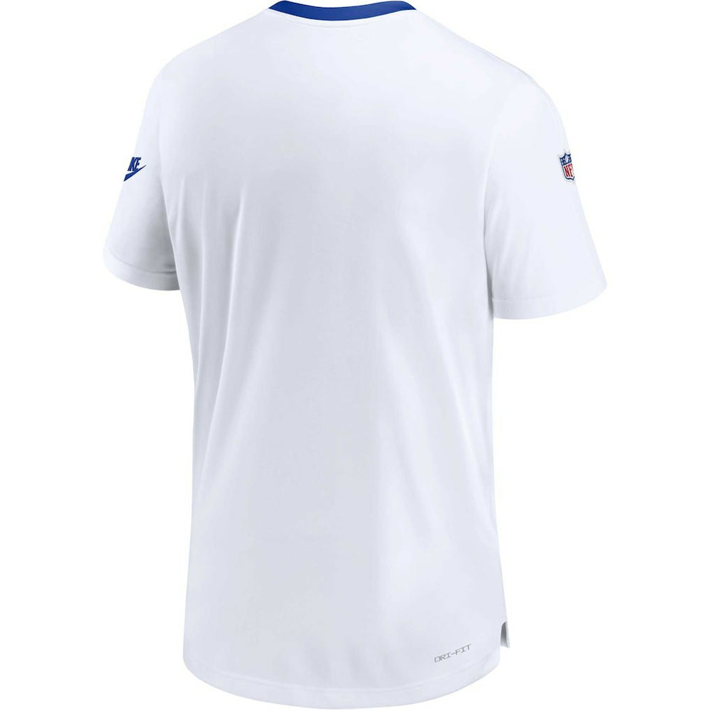 New York Giants Men's Sideline Coaches Alternate Performance T-Shirt - White - Nike