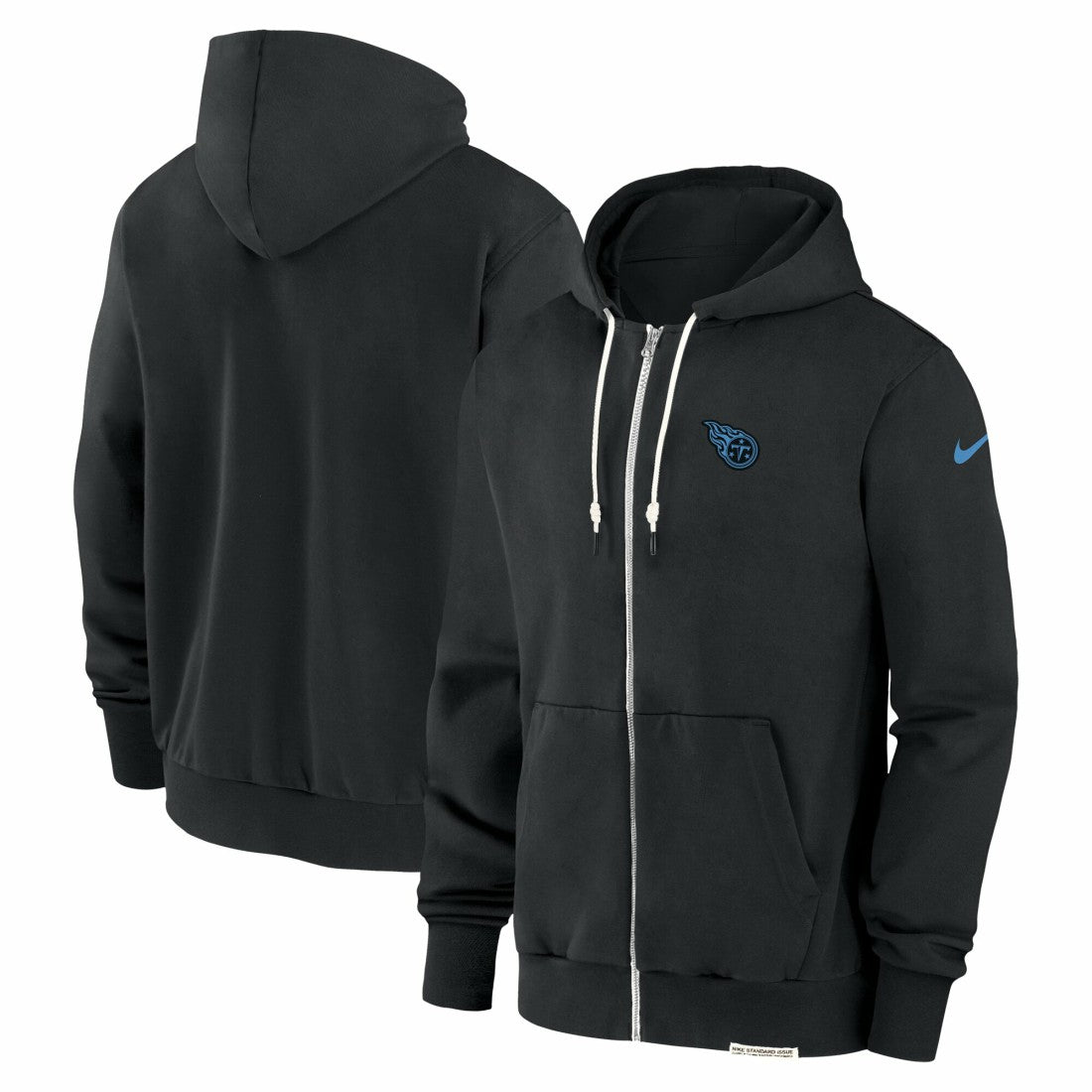 Tennessee Titans Sideline Performance Full-Zip Hoodie Jacket - Black - Nike