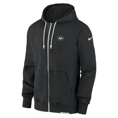 New York Jets Sideline Performance Full-Zip Hoodie Sweatshirt - Black - Nike