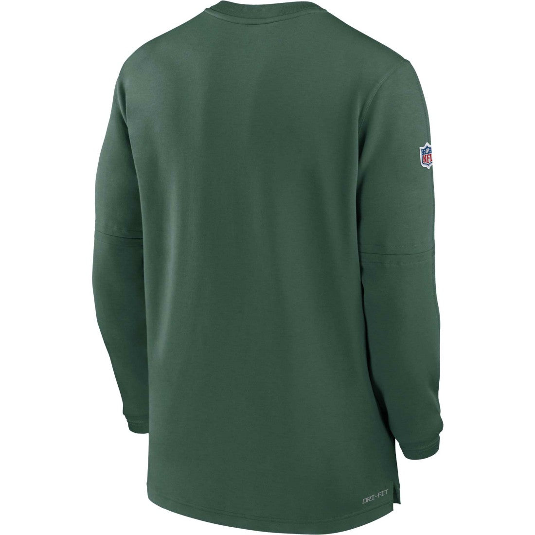 Green Bay Packers 2023 Sideline Performance Long Sleeve Tri-Blend Quarter-Zip Top - Green - Nike