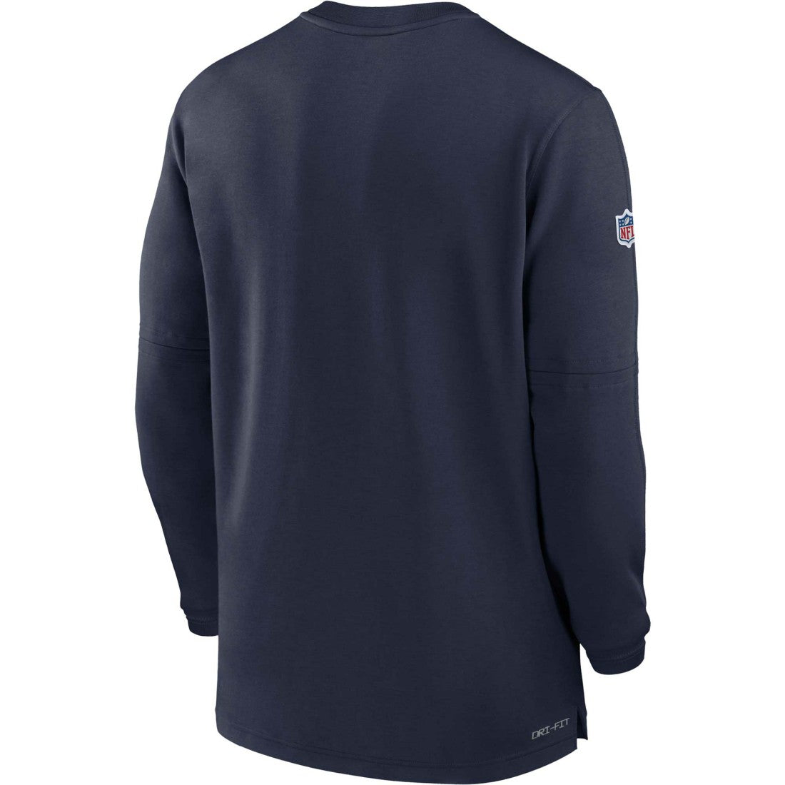 Tennessee Titans 2023 Sideline Performance Long Sleeve Tri-Blend Quarter-Zip Top - Navy - Nike