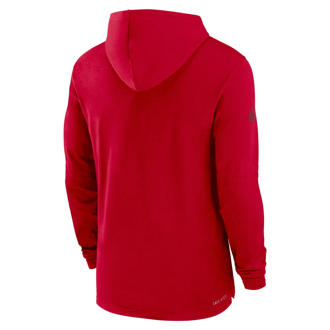 Tampa Bay Buccaneers Sideline Performance Long Sleeve Hoodie T-Shirt - Red - Nike