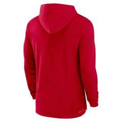 Tampa Bay Buccaneers Sideline Performance Long Sleeve Hoodie T-Shirt - Red - Nike