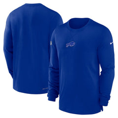 Buffalo Bills 2023 Sideline Performance Long Sleeve T-Shirt - Royal - Nike