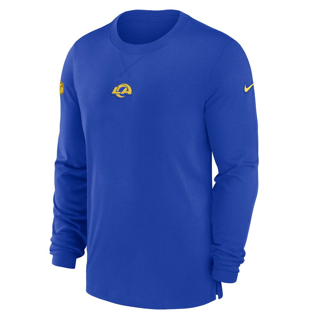 Los Angeles Rams 2023 Sideline Performance Long Sleeve T-Shirt - Royal - Nike