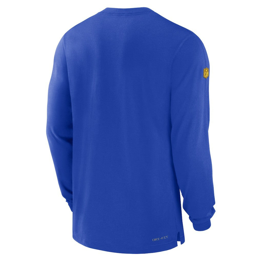 Los Angeles Rams 2023 Sideline Performance Long Sleeve T-Shirt - Royal - Nike