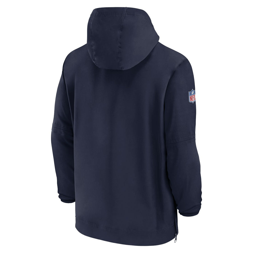 Tennessee Titans Sideline Half-Zip Hoodie - Navy - Nike